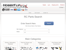 Tablet Screenshot of hobbyflip.com